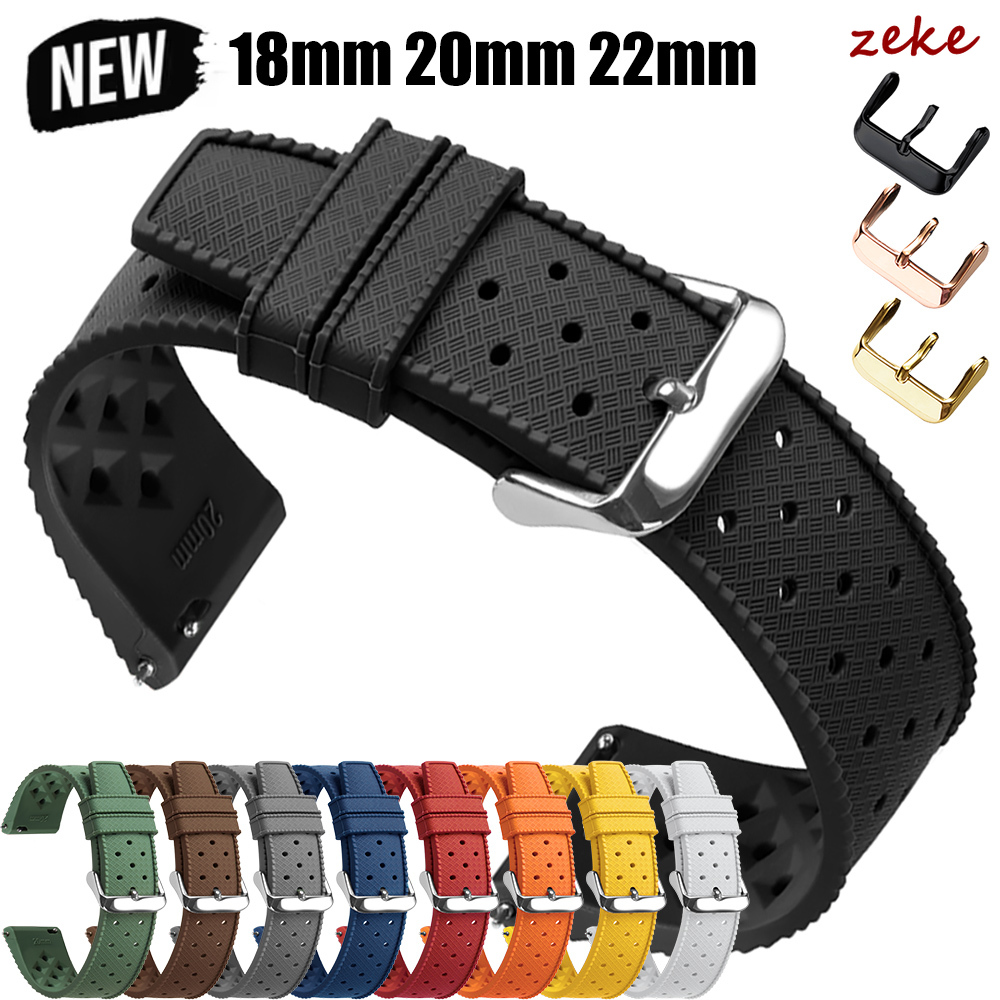 Citizen Watches Smartwatch - Quick Release Tropical Silikon Uhrenarmband 18mm
