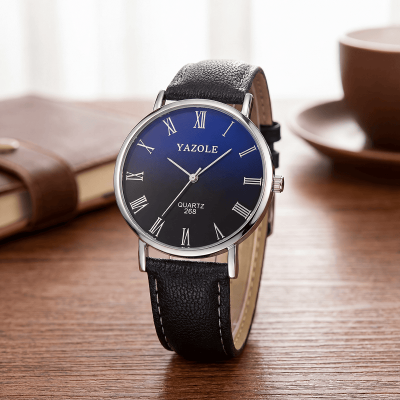 Smartwatch Watches For Men Brands - YAZOLE Minimalistische Quarzuhren für Herren, ultradünnes
