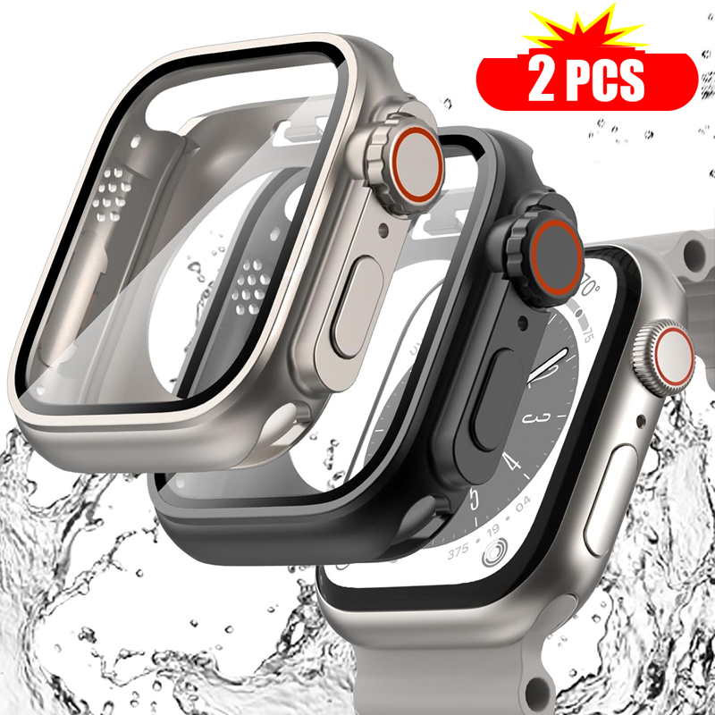 Iwatch Smartwatch Series 7 - 2 Stück gehärtete Glas abdeckung für