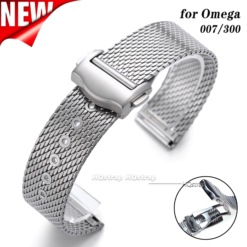 Omega Watch Speedmaster - Edelstahl-Uhrenarmband 20 mm für Omega Seamaster