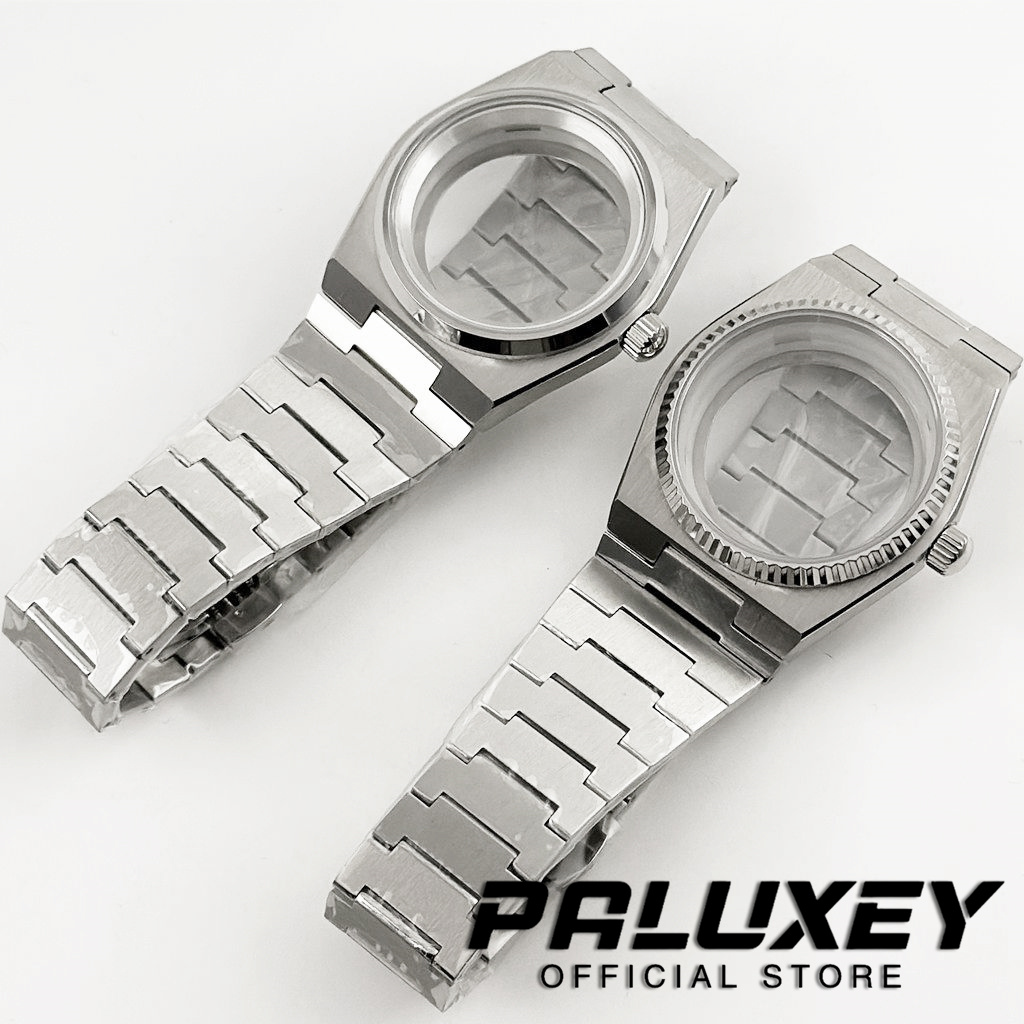 Watch Crystal Replacement - PRX NH35 40MM mit silbernem Ring