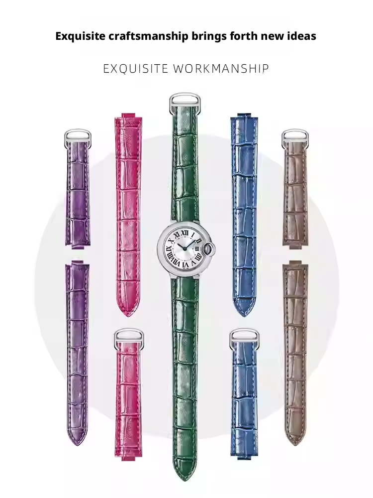 Cartier Watch Ballon Bleu - Lederarmband für Cartier BALLON BLEU mit
