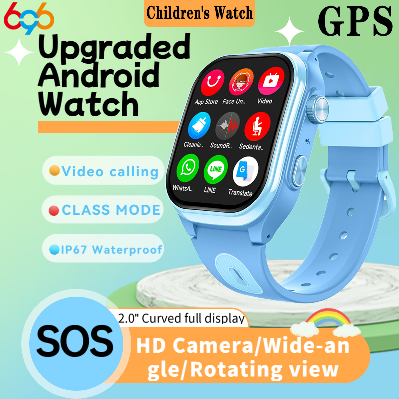 Smartwatch Watches For Girls Kids - Kinder 4G Smartwatch 2+16G APP-Download GPS