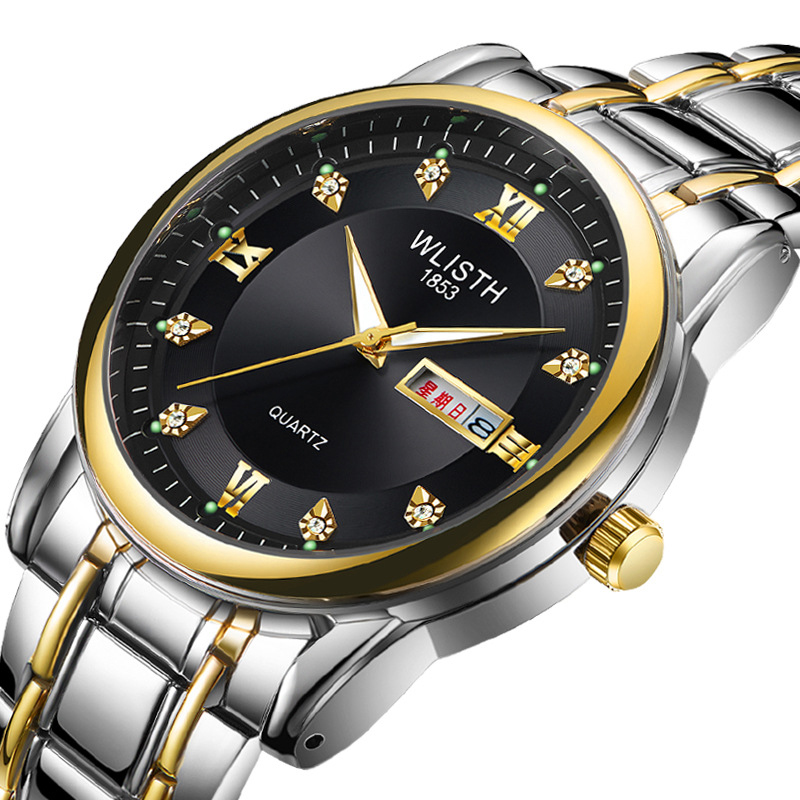 Smartwatch Trending Watches For Men - UTHAI Herrenuhr, modischer Trend, Doppelkalender, Nachtlicht,
