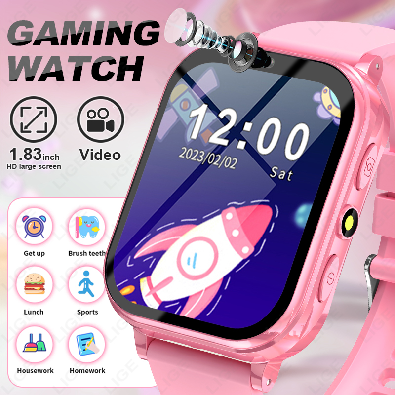 Smartwatch Watches For Girls Kids - LIGE Kinder-Smartwatch für Mädchen und Jungen,