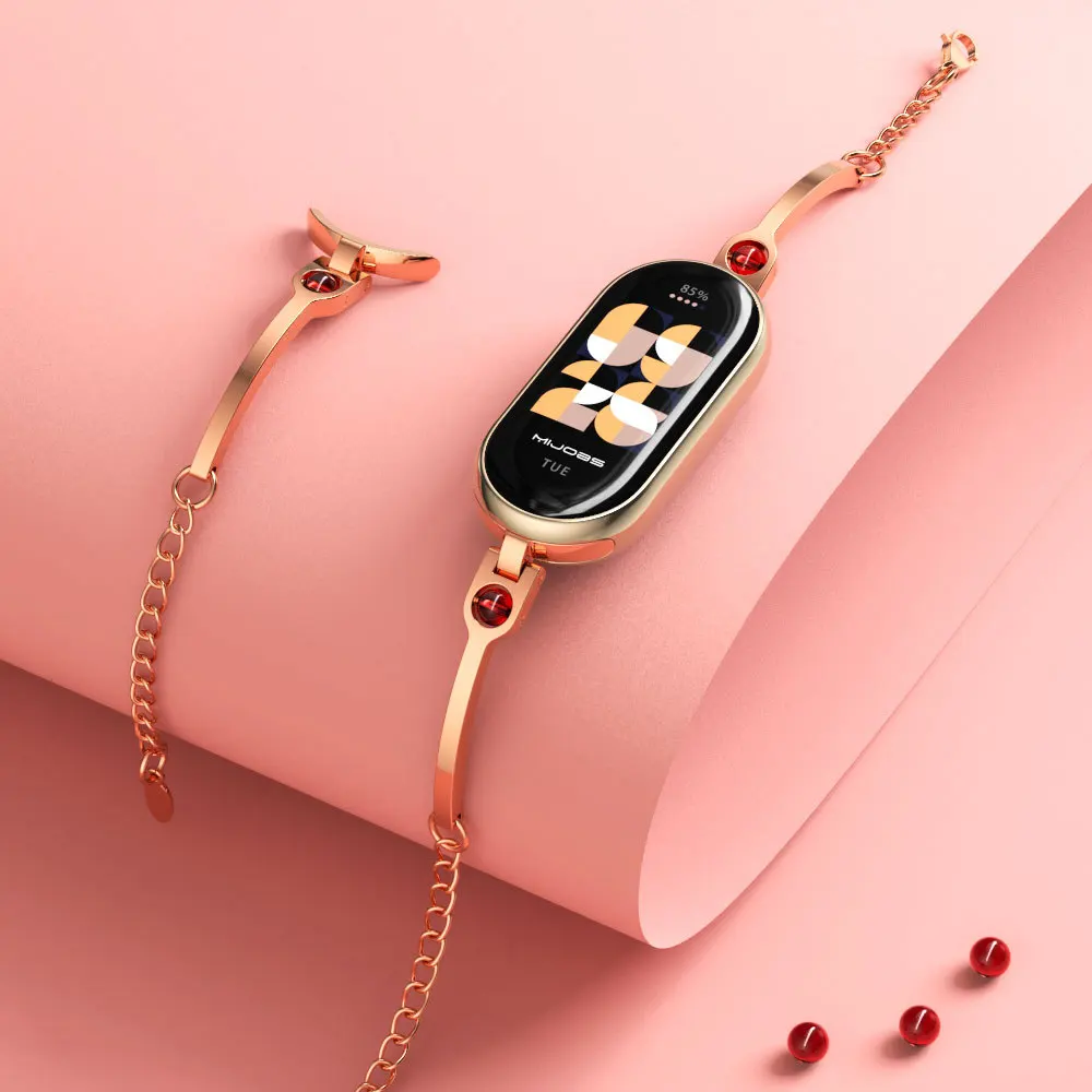 Watch Smartwatch Android - Ersatzarmband aus Edelstahl für Xiaomi Mi