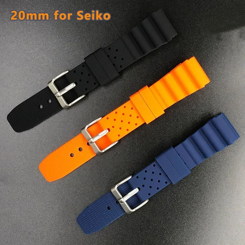 Citizen Watches Smartwatch - Silikonarmband 20 mm für Seiko Taucharmband