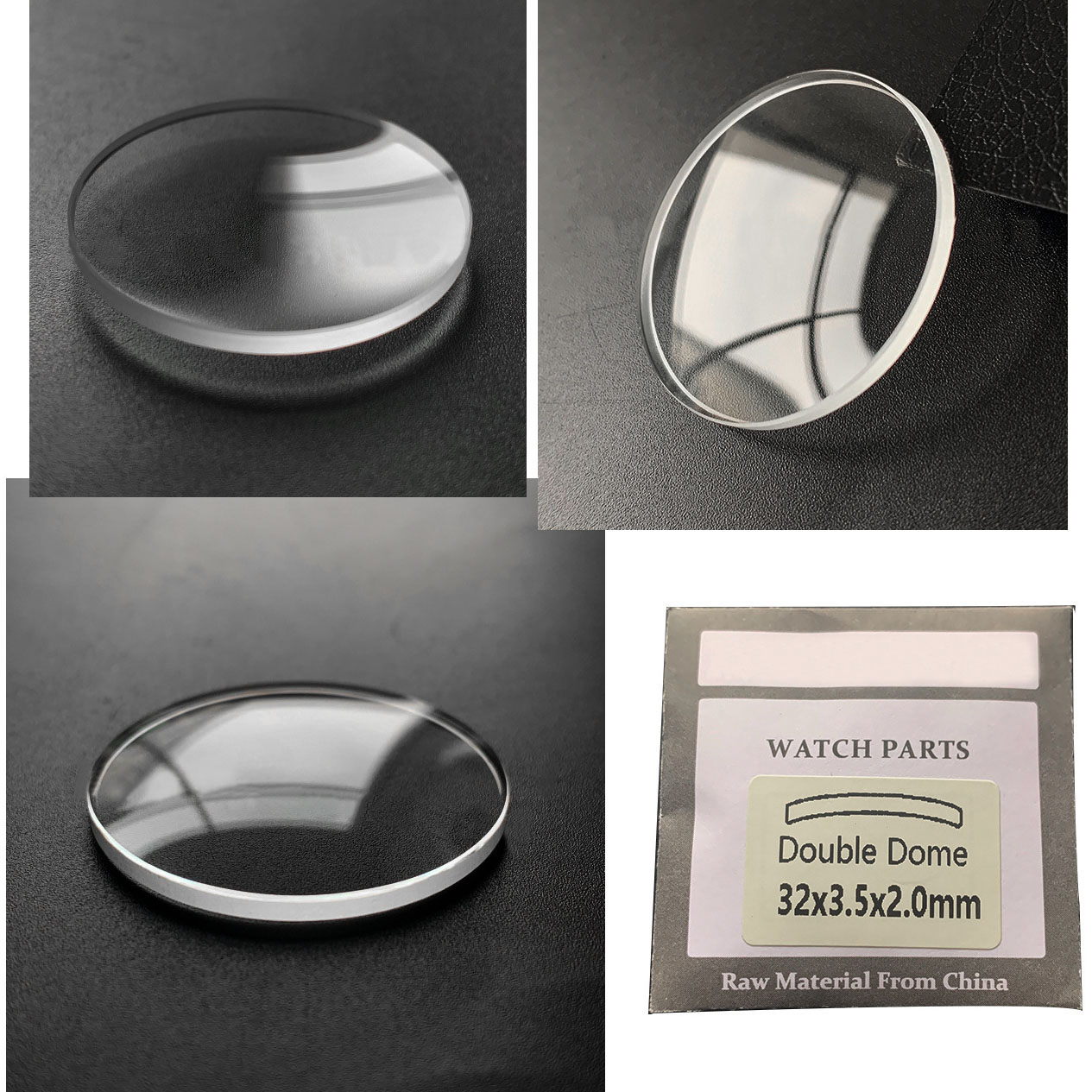 Doppelte Kuppel, 2,0 mm dick,  – Watch Crystal Replacement Bewertung und Preis