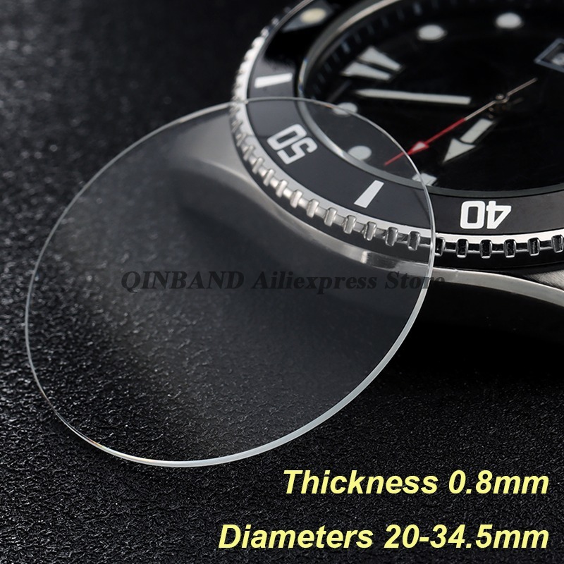 0,8 mm Dicke, Durchmesser 20-3 – Watch Crystal Replacement Bewertung und Preis