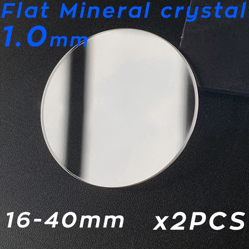 Neue 2PCS Dicke 1mm Flache Run – Watch Crystal Replacement Bewertung und Preis