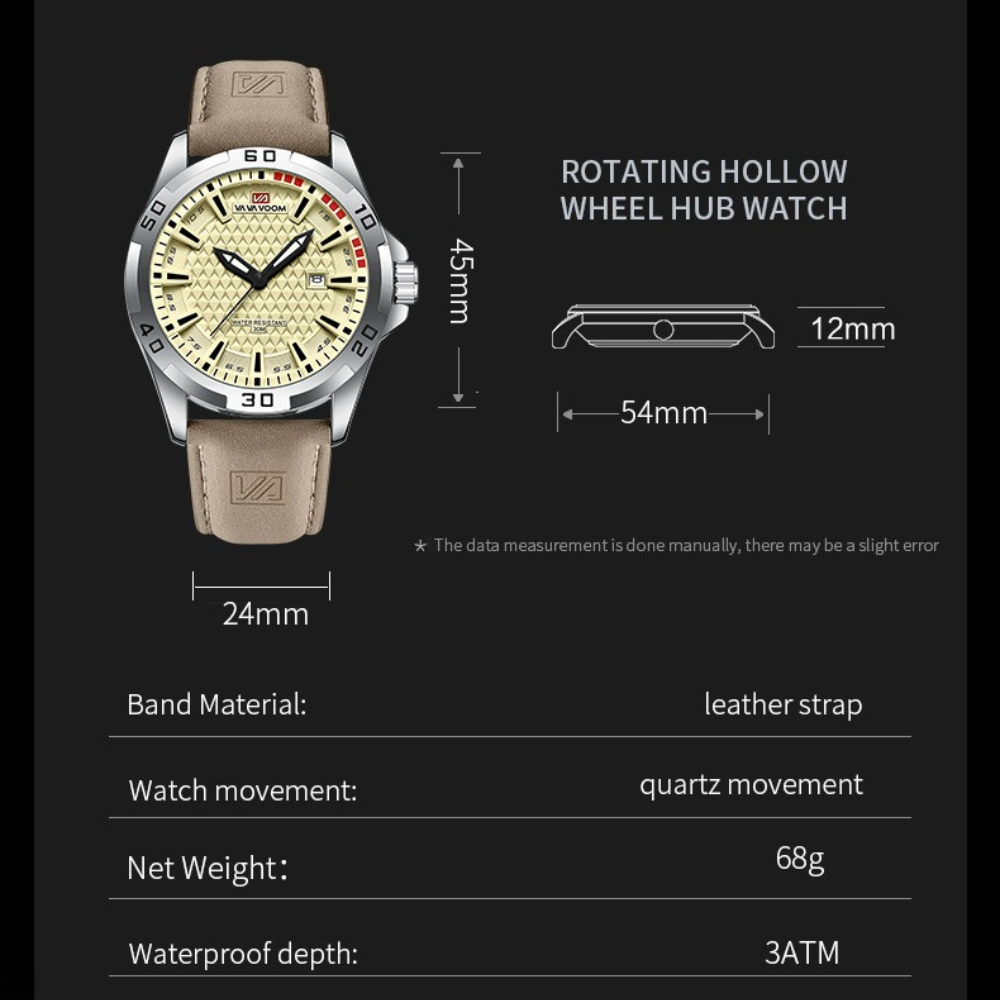 VAVAVOOM 2581 Großzifferblatt- – Smartwatch Premium Watches For Men Bewertung und Preis