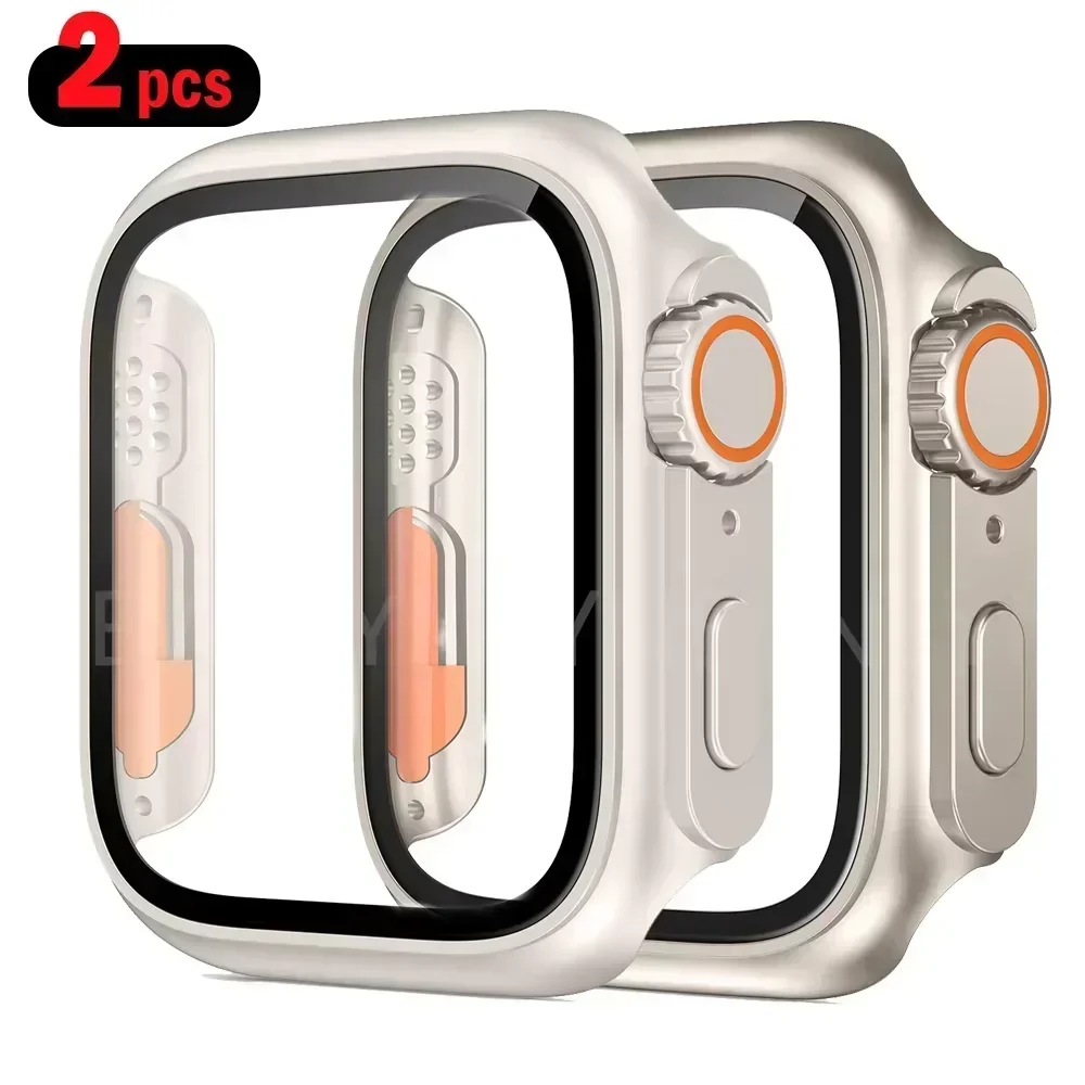 2 Stück gehärtete Glas abdecku – Iwatch Smartwatch Series 7 Bewertung und Preis