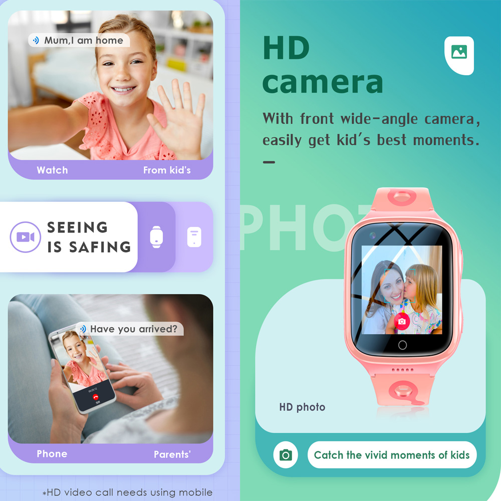 4G Smartwatch für Kinder GPS W – Smartwatch Watches For Girls Kids Bewertung und Preis