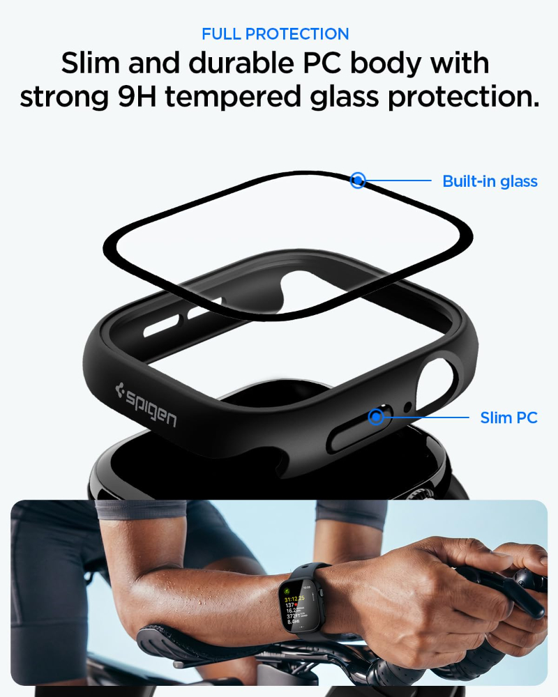 Gehärtetes Glas + Hülle für Ap – Iwatch Smartwatch Series 7 Bewertung und Preis
