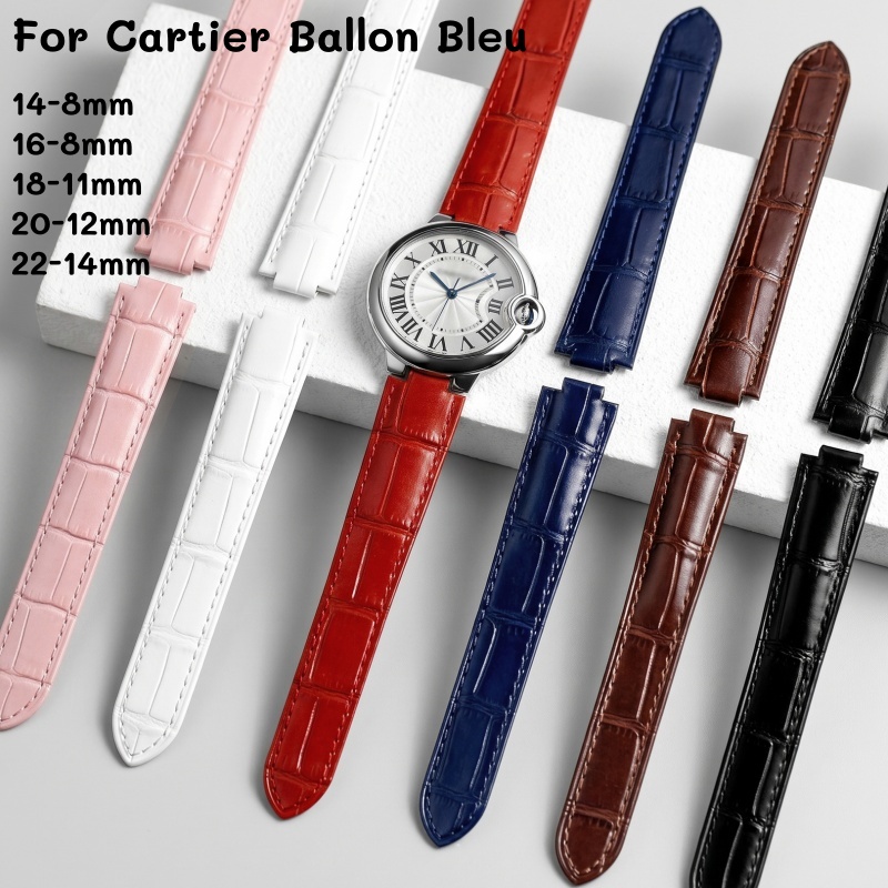 Leder-Uhrenarmband mit Doppelk – Cartier Watch Ballon Bleu Bewertung und Preis