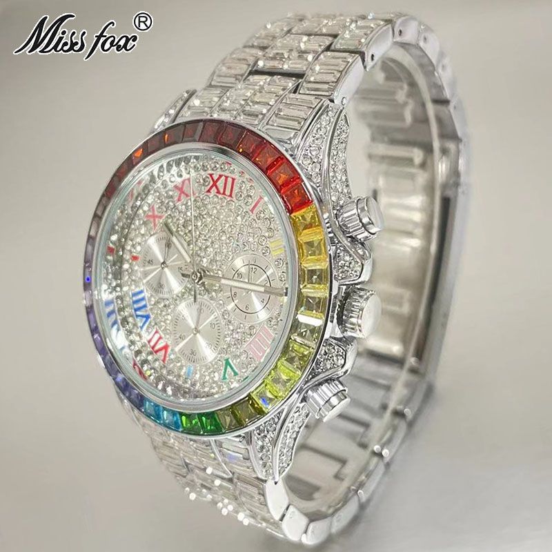 Missfox Luxus gefrorene Uhr fü – Smartwatch Watches For Men Brands Bewertung und Preis