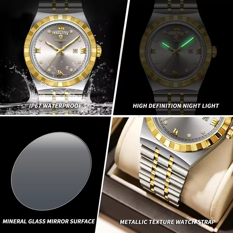 BINBOND Herrenuhr, modischer T – Smartwatch Trending Watches For Men Bewertung und Preis