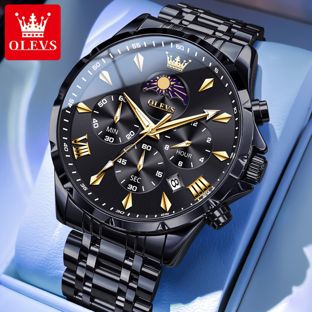 OLEVS 3653 Marken-Mondphasen-K – Smartwatch Watches For Men Brands Bewertung und Preis