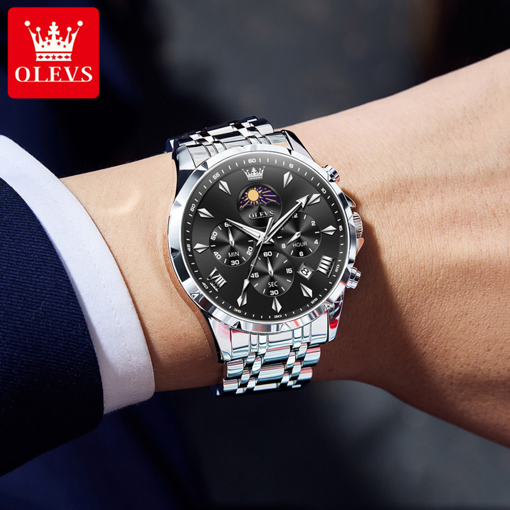 OLEVS 3653 Marken-Mondphasen-K – Smartwatch Watches For Men Brands Bewertung und Preis