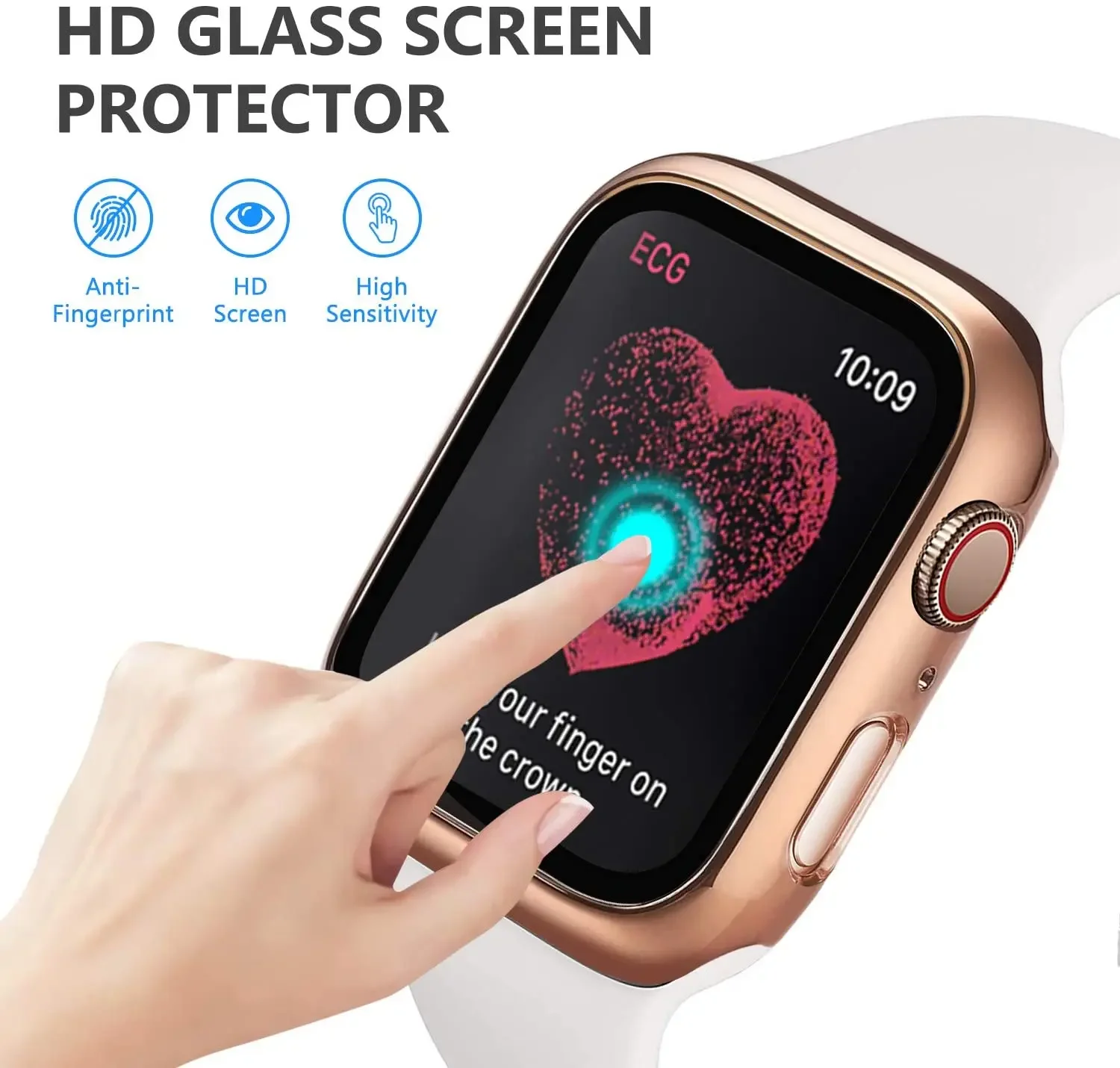 Gehärtetes Glas + Abdeckung fü – Iwatch Smartwatch Series 7 Bewertung und Preis