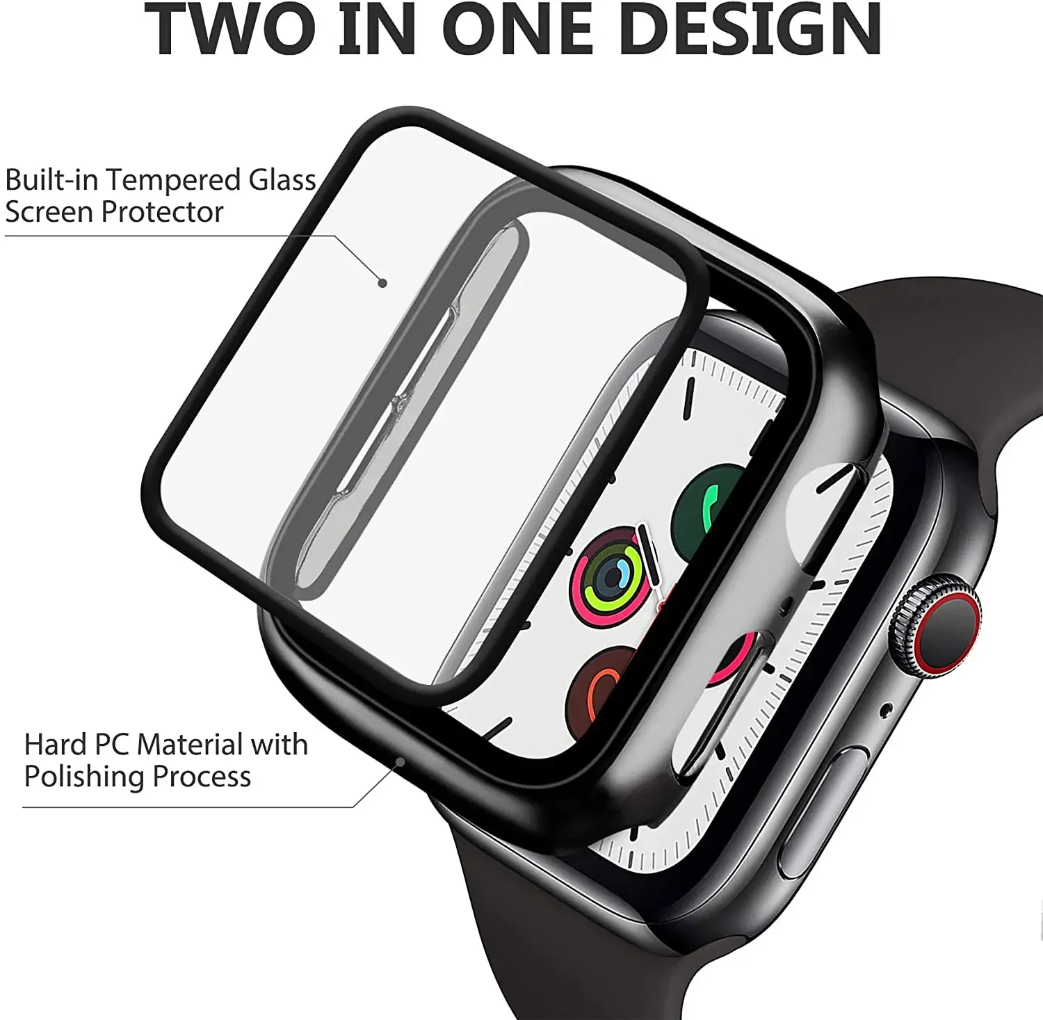 Gehärtetes Glas + Abdeckung fü – Iwatch Smartwatch Series 7 Bewertung und Preis