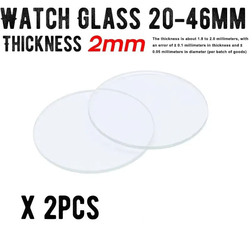 【2 Stück】 Dicke 2,0 mm, rundes – Watch Crystal Replacement Bewertung und Preis