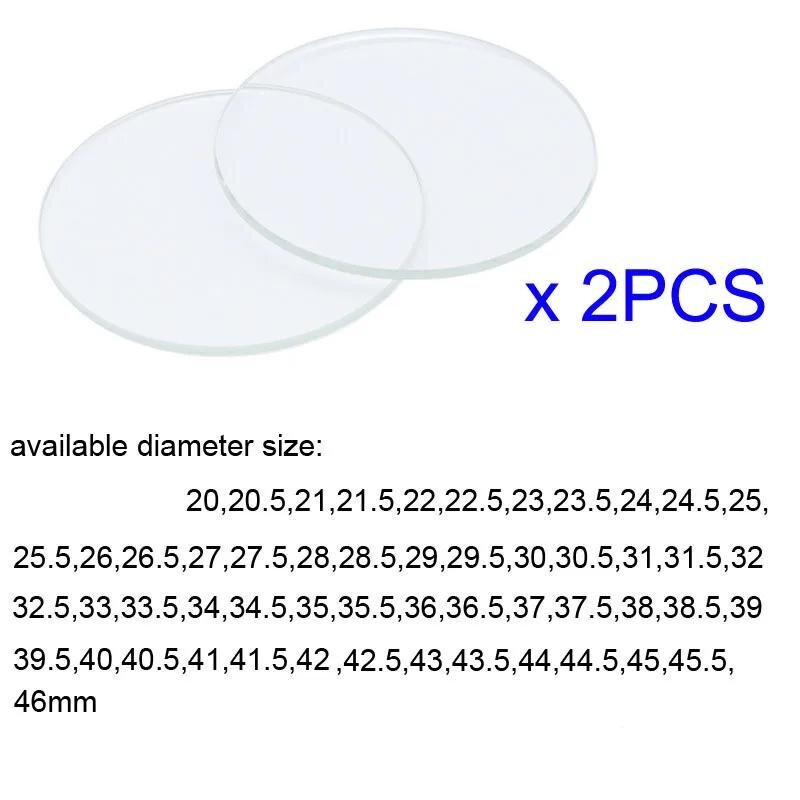【2 Stück】 Dicke 2,0 mm, rundes – Watch Crystal Replacement Bewertung und Preis