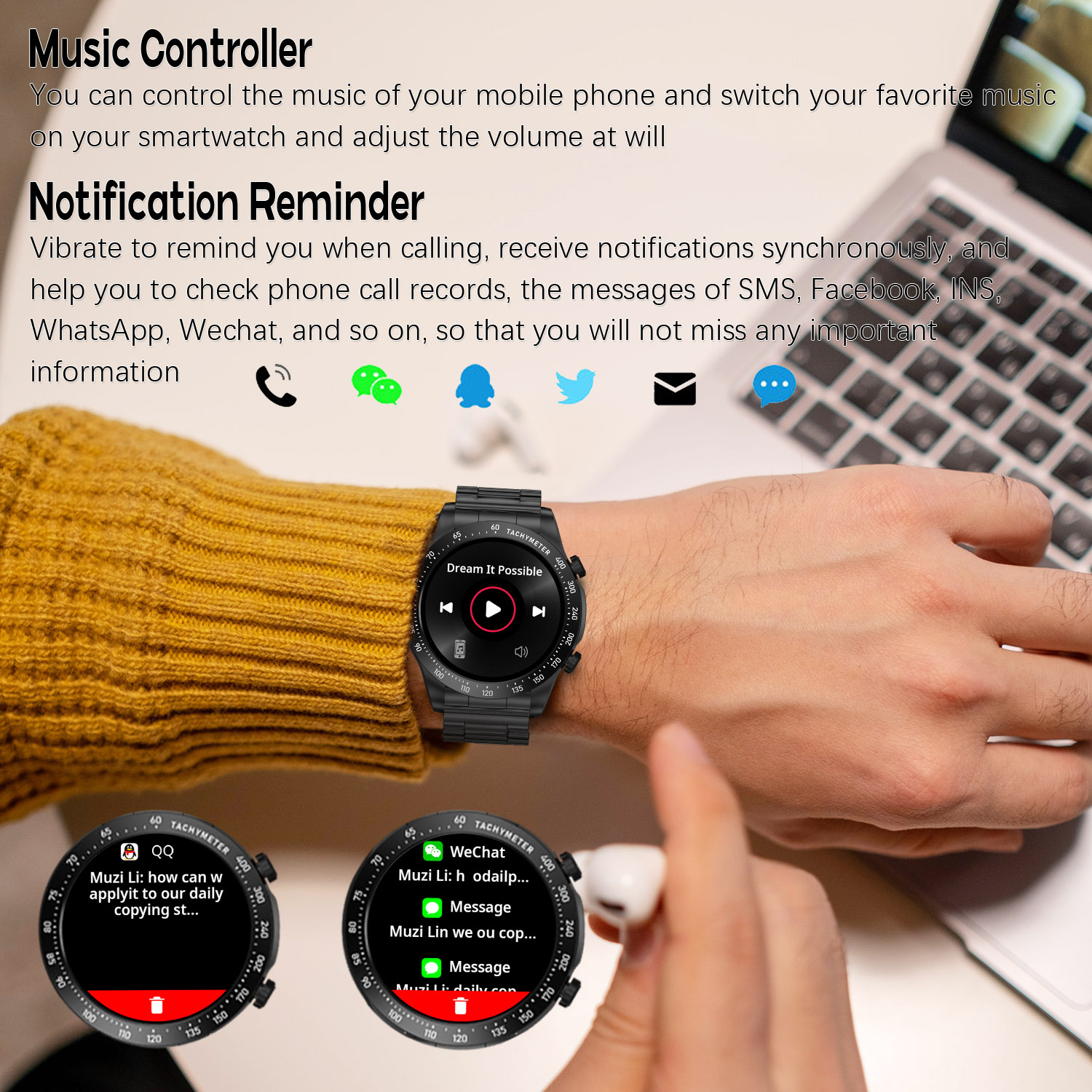 ROLLSTIMI Premium Allround-Sma – Smartwatch Premium Watches For Men Bewertung und Preis