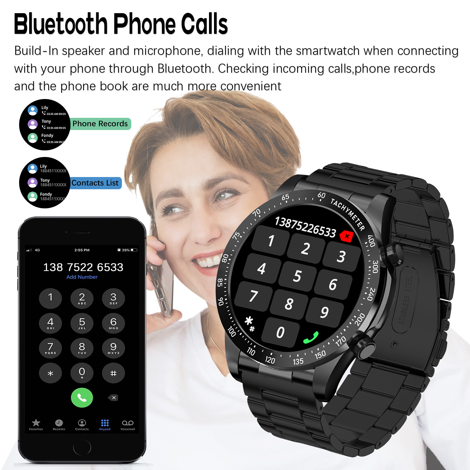 ROLLSTIMI Premium Allround-Sma – Smartwatch Premium Watches For Men Bewertung und Preis