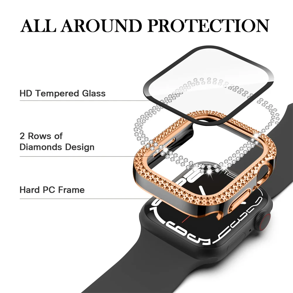 Diamant-Abdeckung für Apple Wa – Iwatch Smartwatch Series 7 Bewertung und Preis