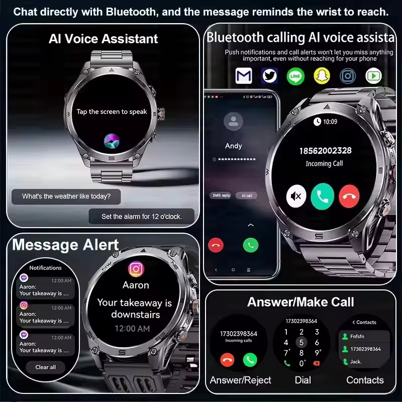 GPS-Smartwatch, IP69, wasserdi – Smartwatch Premium Watches For Men Bewertung und Preis