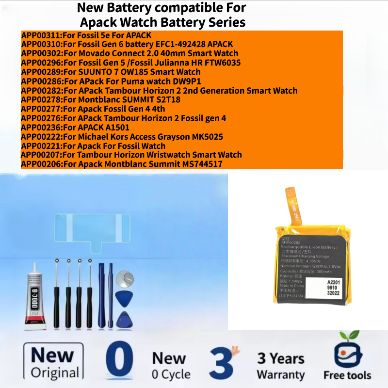 Neuer Akku kompatibel mit Apac – Fossil Watches Smartwatch Gen 6 Bewertung und Preis